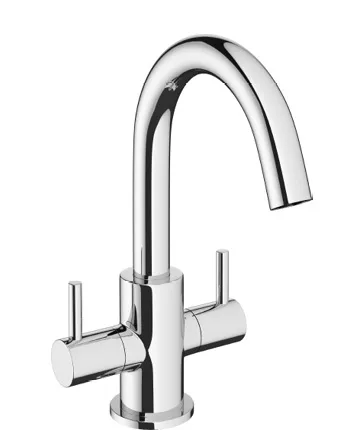 [422Cr.PRO116DNC] Pro Basin Mixer 2Lever ◭Chr