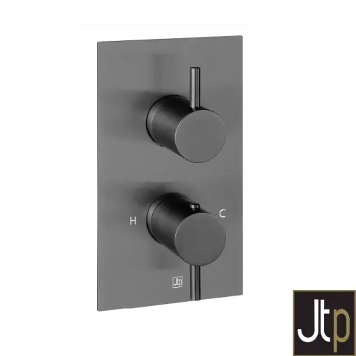 [425Jt.27671ABBL] Vos Therm 2way Shower Valve Brushed Black