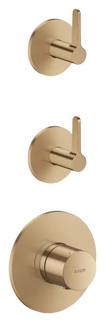 [425Hg.48722140] Axor One Therm Mixer 2 Way Lever handle ✶BruBronze