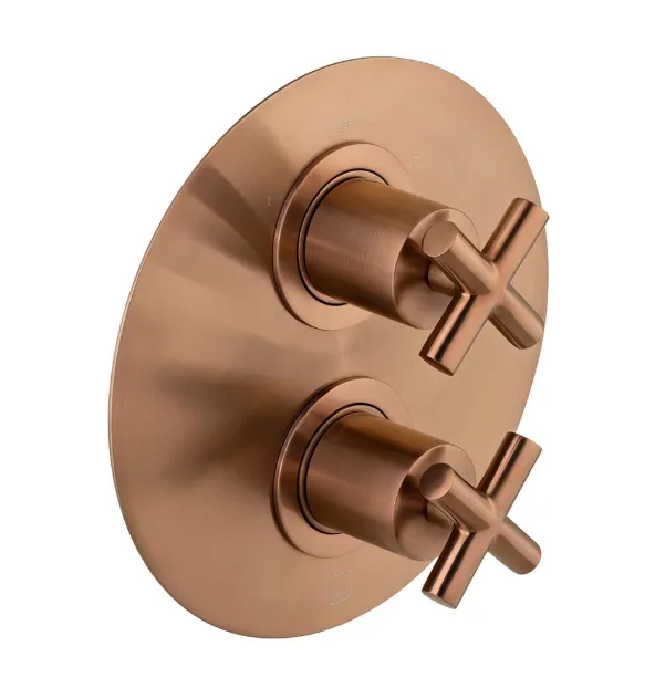 [425Vd.IND-ELE148D/2-BRZ] Element Therm Shower Valve Diverter ✶BruBronze