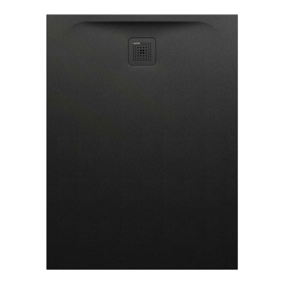 [43Tr12090Lf.2109580] Marbond 1200x900 ShowerTray Black⍌Short Side Drain)