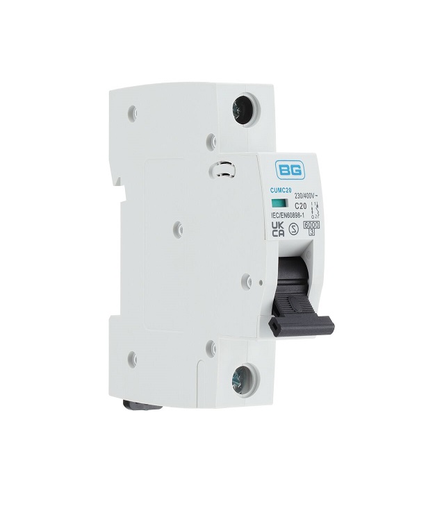 BG MCB 20A C curve 6ka CUMC20-01
