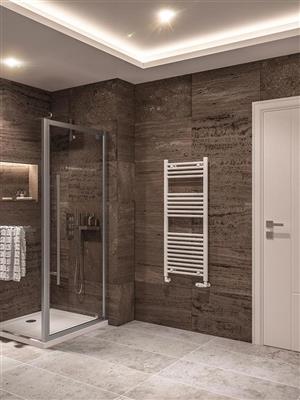 [49TL50120△Eb.890120] Towel Rad 1200x500 White Wingrave