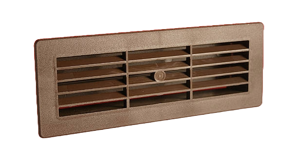 [21d2Gbr] Duct2 Airbrick & Damper Brown