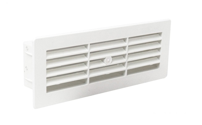 [21D2Gwh] Duct2 Airbrick & Damper White