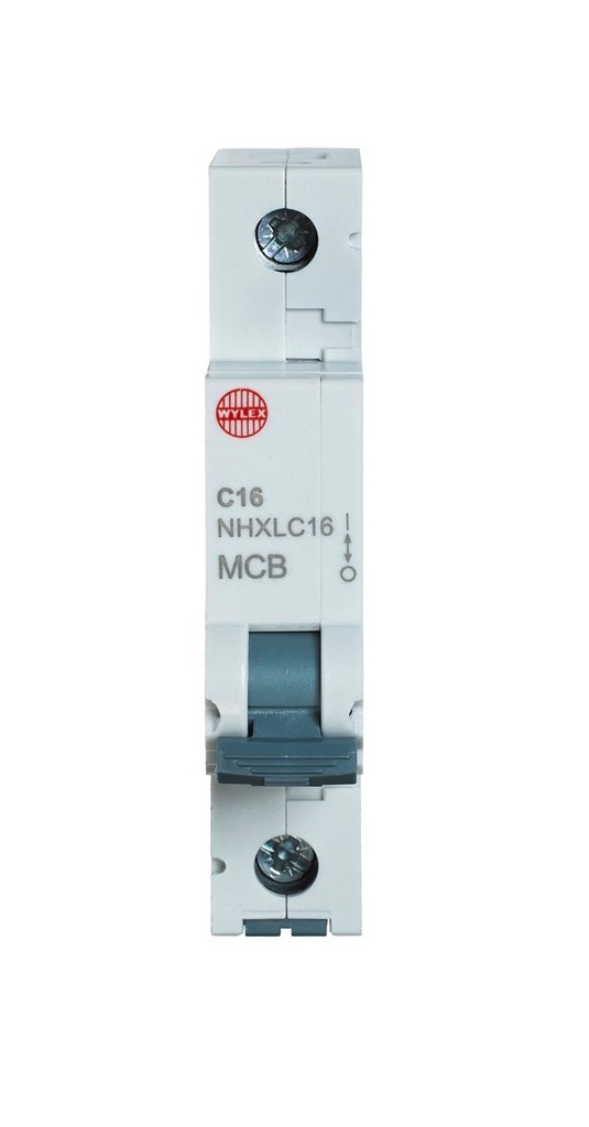 [271BC16◍] Wylex MCB 16a C curve 6ka