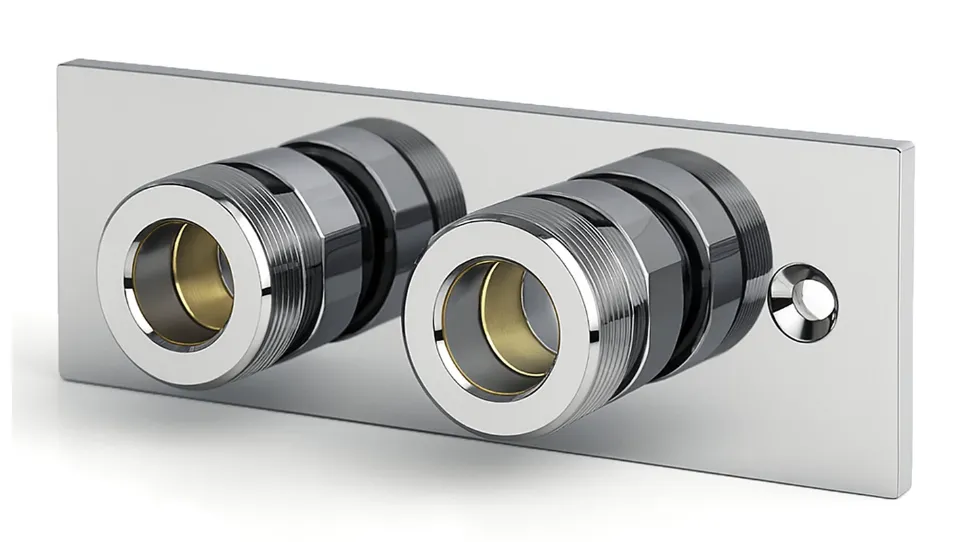 [413Bsm45Af.EF06] Douche Plate Wall 45 Centre EF06