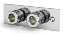 Shower Douche Plate 45x15mm ◭Chr