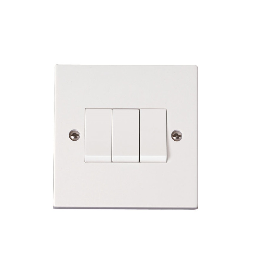 [25A13P013] Polar Switch 3g 2w Sq Wh PRW013