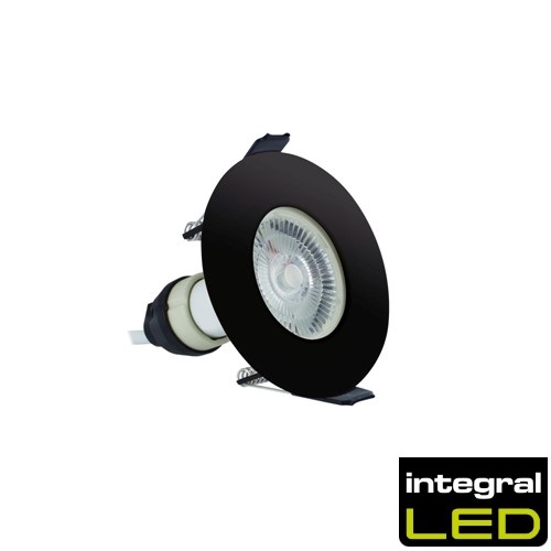 DL IP65 FireRtd Evo Short BLACK each 70MM CUT