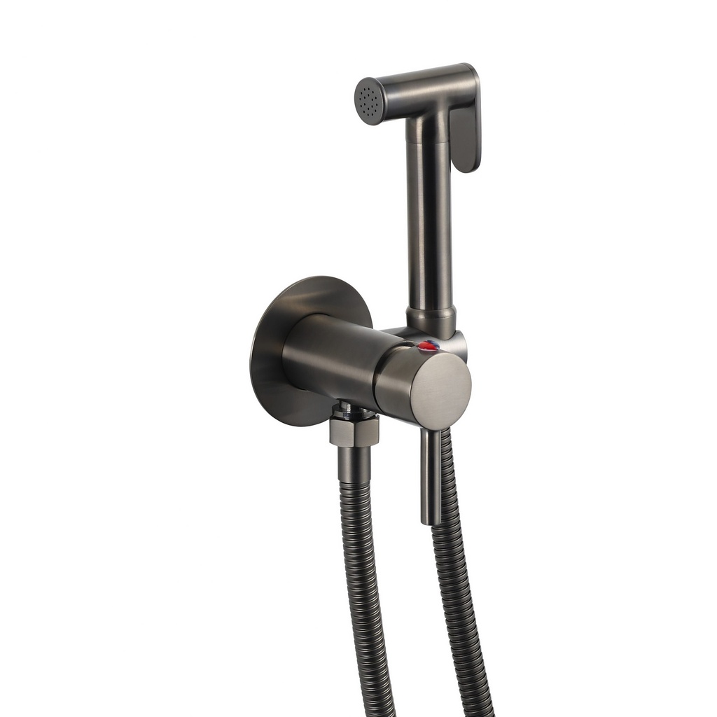 Douche Kit Shut+ Outlet Manual Brushed Black