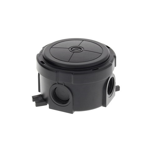 [24JBWiB82Øwago] Wiska 82Ø x57mm ip66+Wago-S Bk