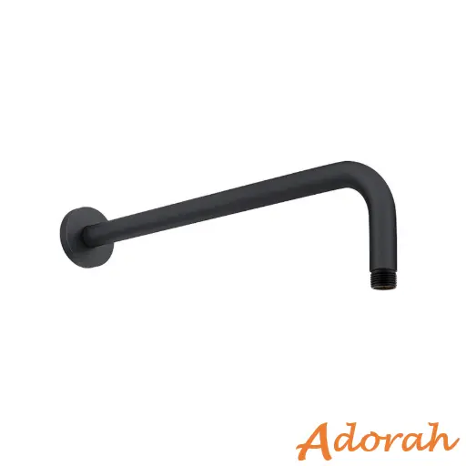 Shower Arm Wall 380 Matt Black