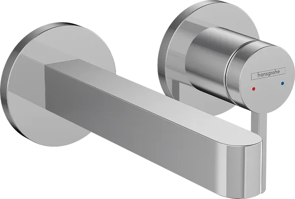 Finoris Wall Mounted Basin Mixer 165 Chrome