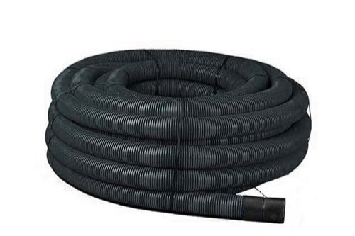[22RX74X,BLK] TWINWALL DUCTING BLACK 110m x 50MTR COIL