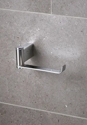 [48Mi.8107C] Boston Toilet Roll Holder Chrome ***Swivel***