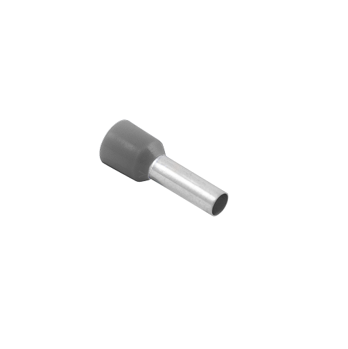 [24JCBL2.5GY] Crimp Bootlace Ferrule 2.5mm2 GREY PK100
