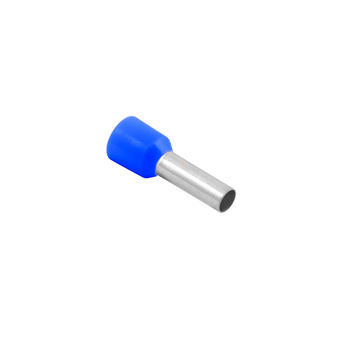[24JCBL0.75BL] Crimp Bootlace Ferrule 0.75mm2 BLUE PK100