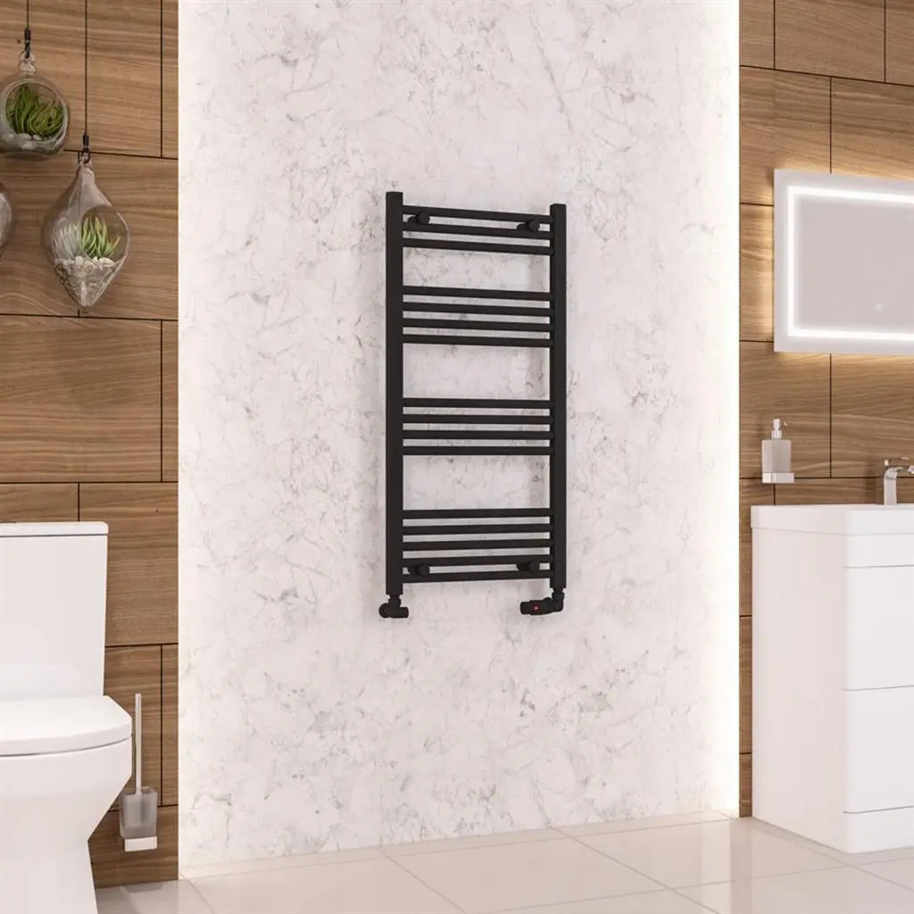 [49TL50100●Eb.410675] Towel Rad 1000x500 Black Wendover