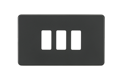 [25MLCMn.Gp13] ML ScrLess Anthra Grid FacePlate 3g GDSF003AT