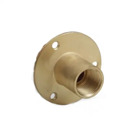 [11CB15NP.FLANGE] Hose Union Wall Plate 1/2in (Without Pipe)