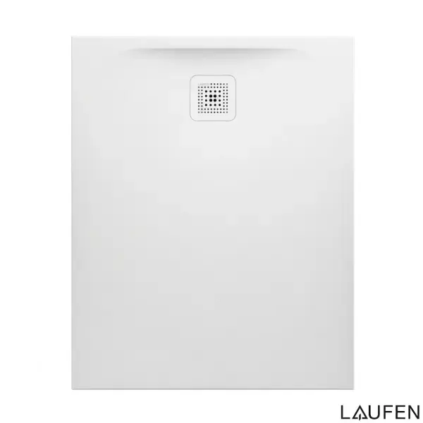 [43Tr15080Lf.2139510000001] Marbond 1500x800 ShowerTray Whi⍌Short Side Drain)
