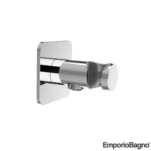 [426LKEm⦾NC95041] Capri Shower outlet Holder ◭Chr