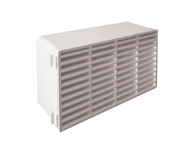 [21D3GW] Duct3 220x90 Double grill White Manrose