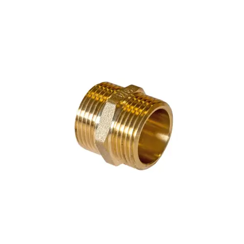 [11JB3MB] Brass Nipple M x M 3/8"