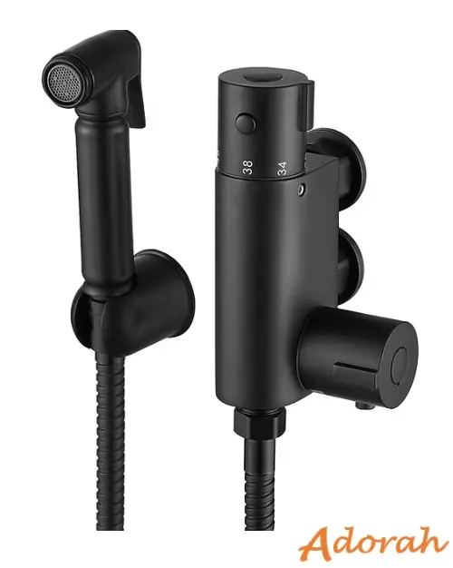 [424Xc.SFTH01BK] Douche Thermo Valve Verti Xc + KIT Black