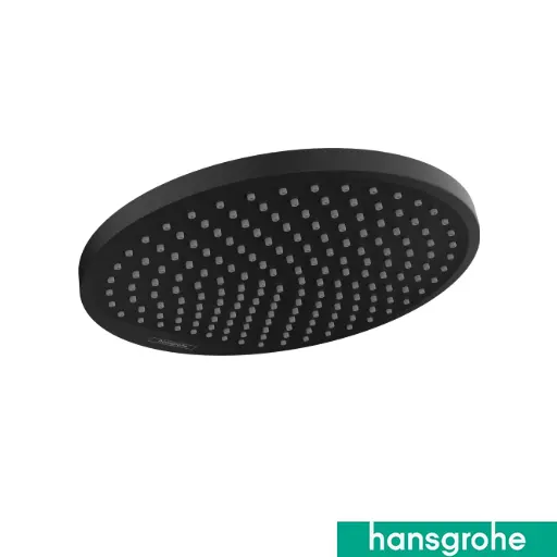 CromettaS RainHead Fixed 240 Round Matt Black