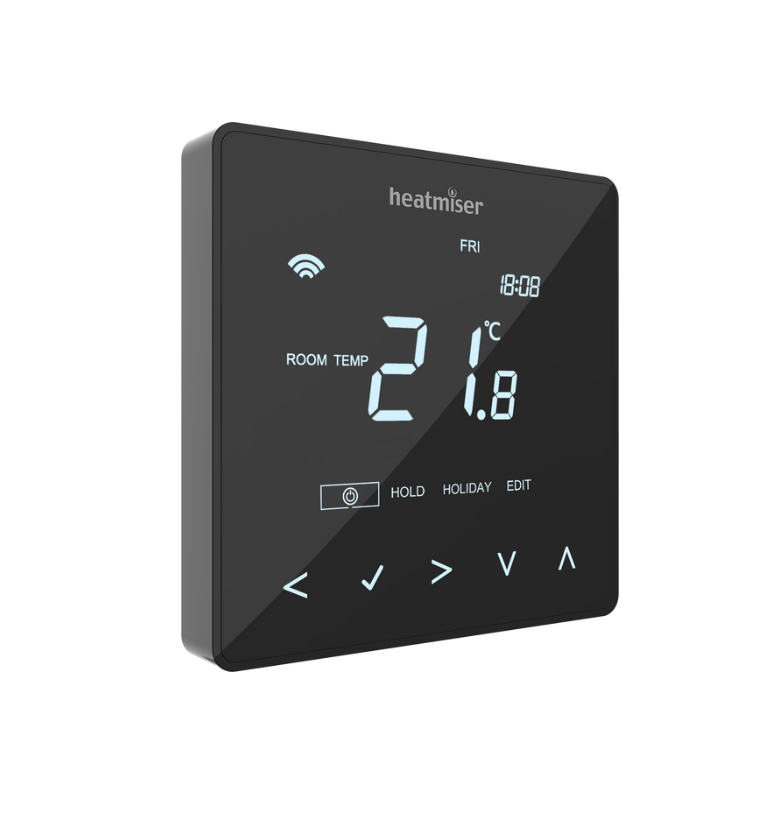 🕐+©° Prog RoomStat Neo BLK Wifi (No Hub Req)