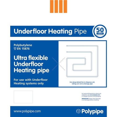 [11UP12300] Overlay Pipe 12mm 300m PP (WT=1.6mm)