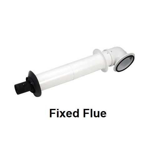 Worcester 1050mm Horiz fixed flue kit 7733600298