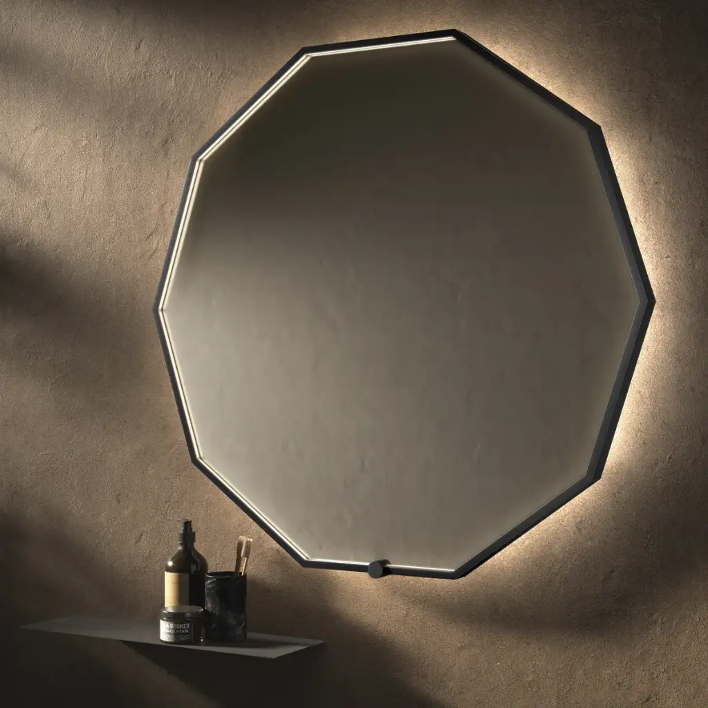 Deca 600 Mirror Led Black