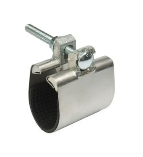 [11MR3337] Repair Clamp 33-37mm Steel/Rubber ( For water)