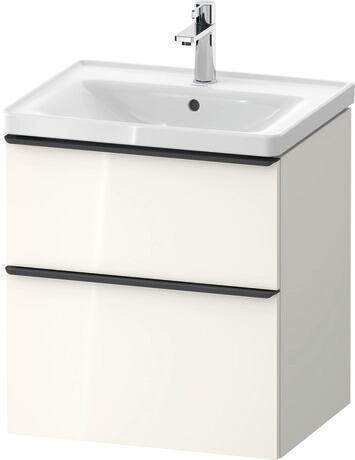 D-Neo.600 Drawer2 580 Gloss Wh/Blk