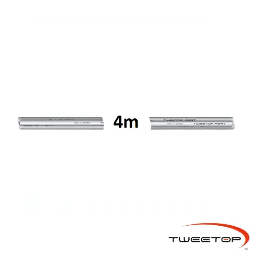 [11LT404A] AL 40mm Pipe 4m length WH TT
