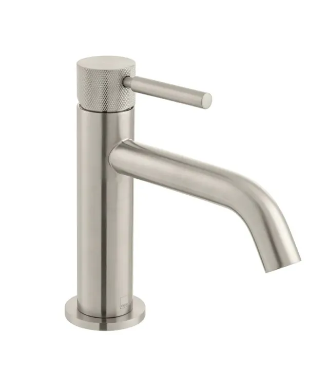 [422Vd.IND-ORI200/SB-BRNK] Accents Basin Mixer Knurled Brushed Nickle