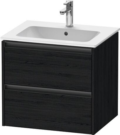[4763Du.K25262016160000] MeByS.630 Drawer2 Ketho.2 610 BLk Oak
