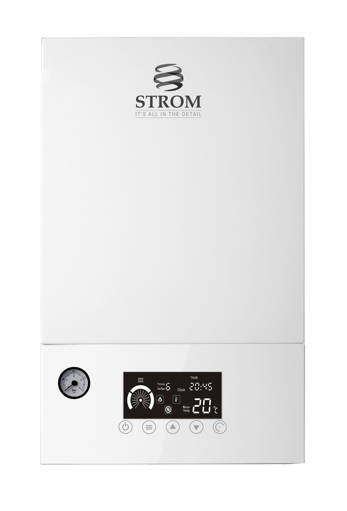 [16EC11.STR] Electric Combi Boiler Strom 11kw 63amp SBSP11C 70X43X26D (Special)