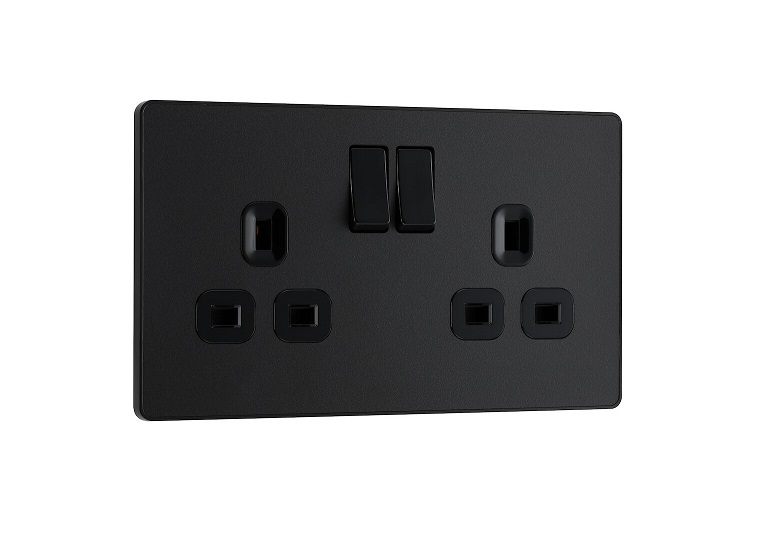 [25BVMB.32] Evolve Double Skt Matt Black PCDMB22B-01