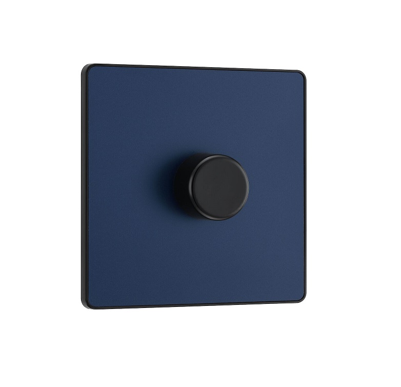 Evolve Dimmer 1g LED 5-100w MattBlue DB81B