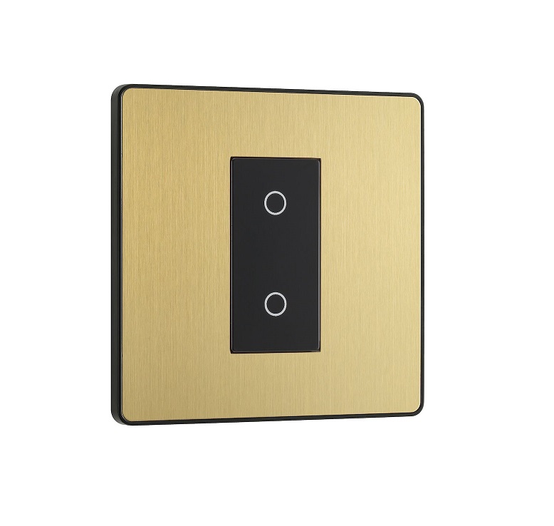 Evolve Touch Dimmer 1g Master Led100w SatinBrass SBTDM1B