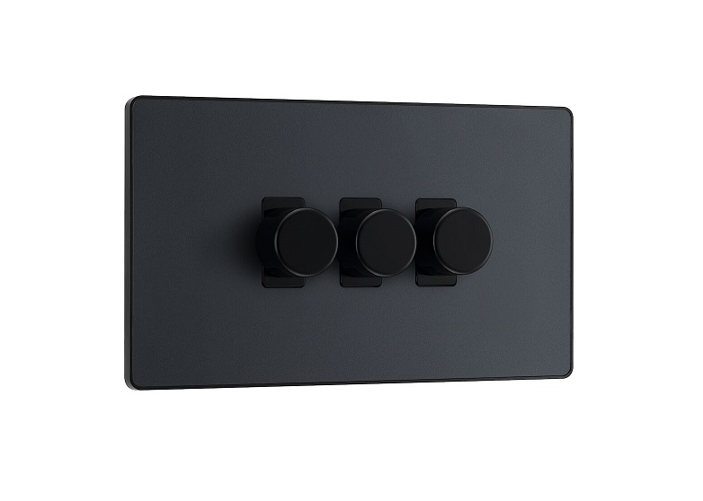 [25BVMG.03] Evolve Dimmer 3g LED 5-100w MattGrey PCDMG83B-01