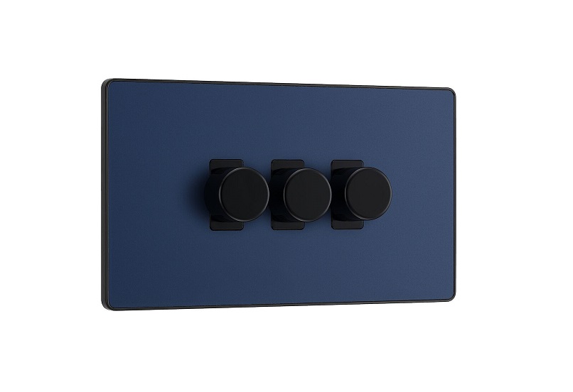 Evolve Dimmer 3g LED 5-100w MattBlue PCDDB83B-01
