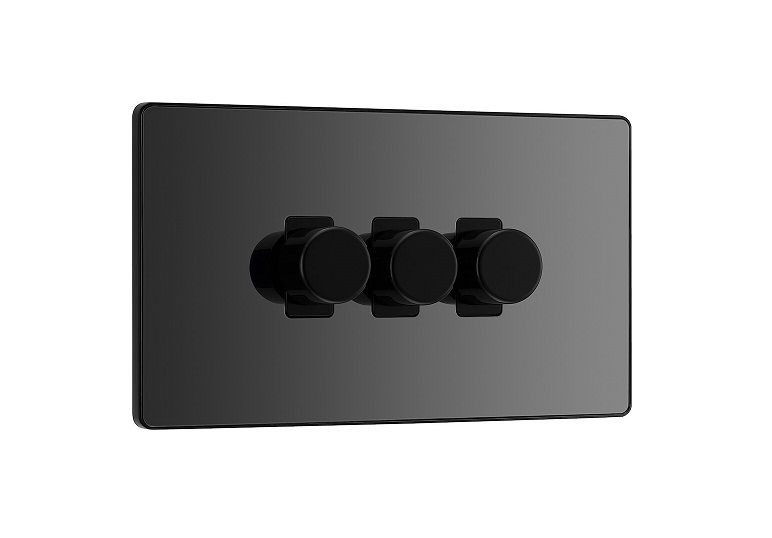 [25BVBC.03] Evolve Dimmer 3g LED 5-100w BlackChrome PCDBC83B-01