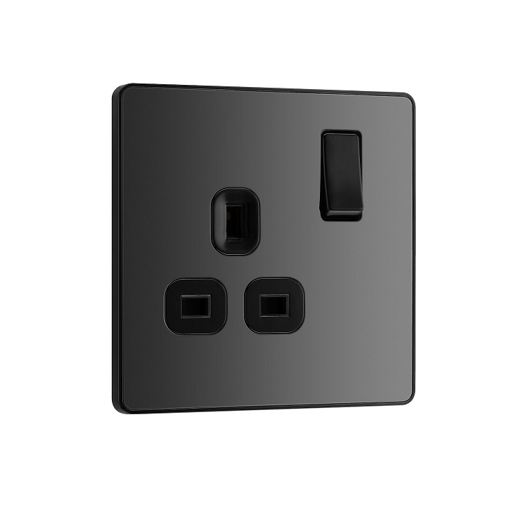 [25BVBC.31] Evolve Socket 1g 13a Dp BlackChrome PCDBC21B-01