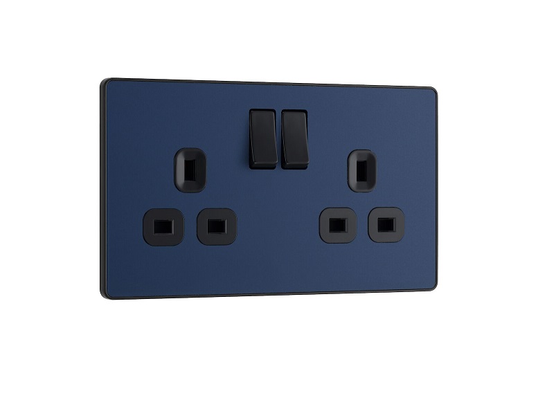 Evolve Socket 2g 13a Sp MattBlue DB22B