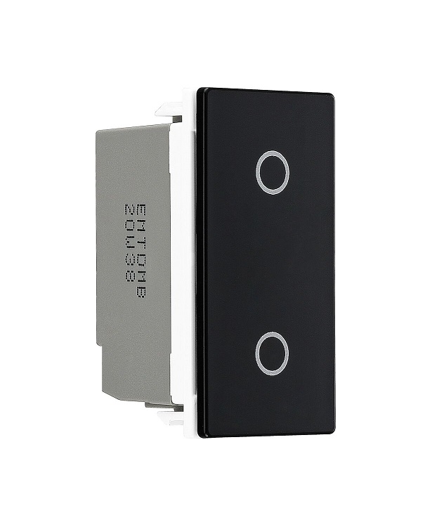 BG 1g Module Touch Dimmer Master BLACK Fits MediaPlate Only EMTDMB-01